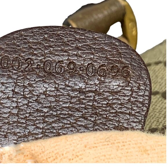 Vintage Gucci‎ Coated Canvas Leather Speedy Handbag **AS IS DAMAGED - Picture 4 of 13